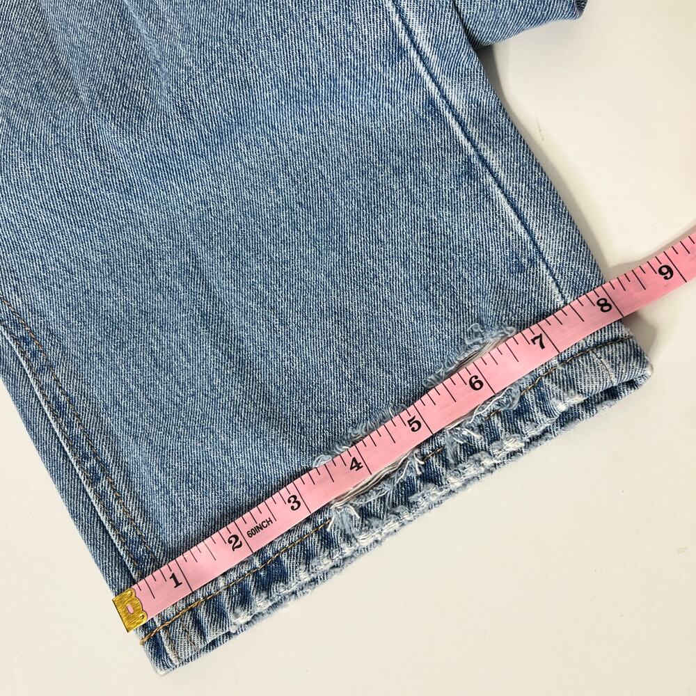 Altar’d State Vervet Cropped Distressed Denim Jeans Size 32 - Picture 10 of 12